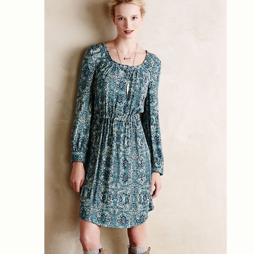 Anthropologie Long Sleeve Dress